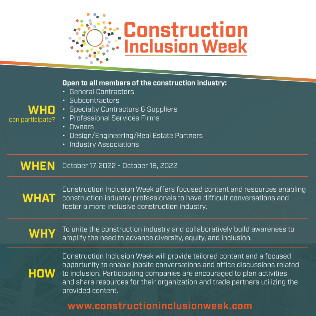 About Construction Inclusion Week